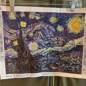 Starry Night Diamond Painting Kit